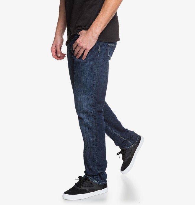 Worker Medium Stone - Straight Fit Jeans for Men  EDYDP03407