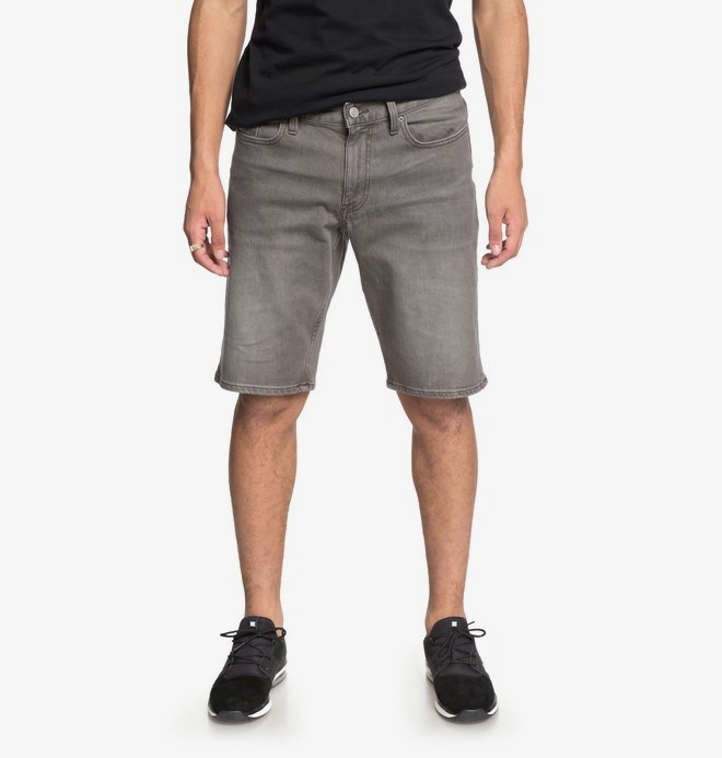 dcshoes, Worker - Denim Shorts for Men, LIGHT GREY (sjpw) 0 Worker - Denim Shorts for Men Gray EDYDS03031 DC Shoes