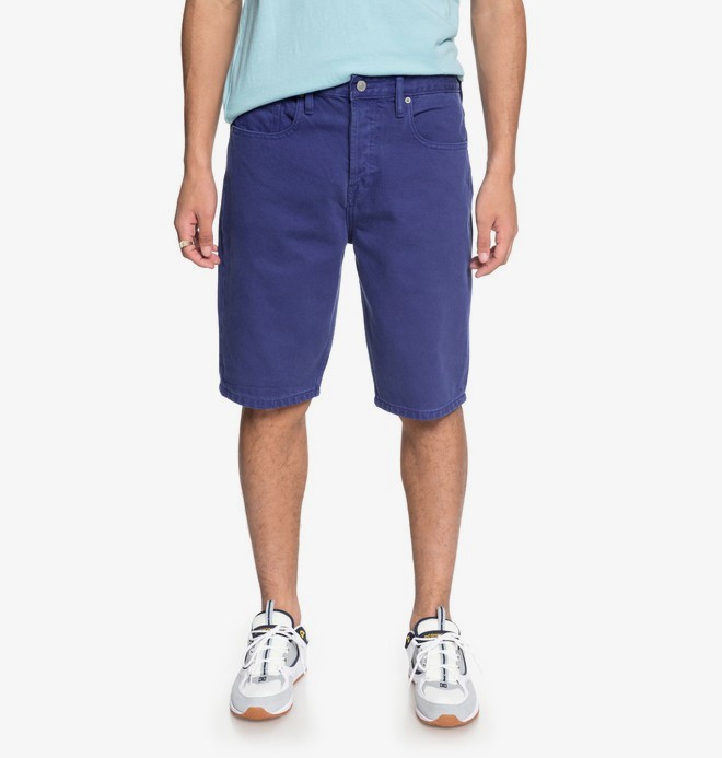 dcshoes, Worker - Denim Shorts for Men, SODALITE BLUE (byb0) 0 Worker - Denim Shorts for Men Blue EDYDS03033 DC Shoes