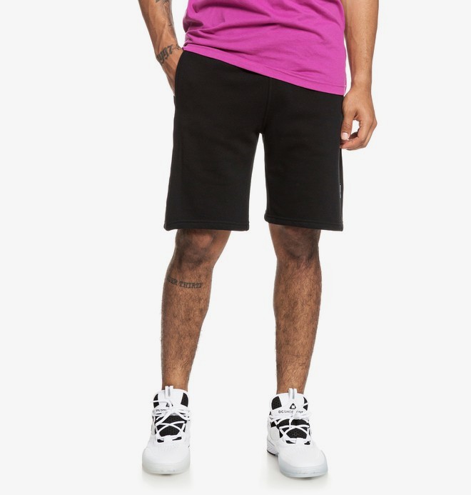 dcshoes, Glynroad - Short en molleton pour Homme, BLACK (kvj0) 0 Glynroad - Short en molleton pour Homme Noir EDYFB03061 DC Shoes