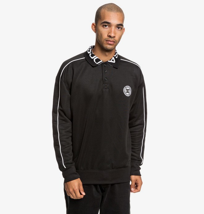 dcshoes, Springhill - Sweat type polo pour Homme, BLACK (kvj0) 0 Springhill - Sweat type polo pour Homme Noir EDYFT03420 DC Shoes