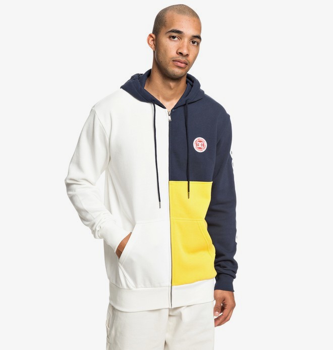 dcshoes, Hambledon - Sweat à capuche zippé pour Homme, SNOW WHITE (wbb0) 0 Hambledon - Sweat à capuche zippé pour Homme Blanc EDYFT03422 DC Shoes
