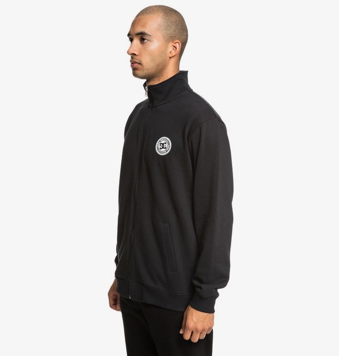 dcshoes, Rebel - Sweat zippé col montant pour Homme, BLACK (kvj0) 0 Rebel - Sweat zippé col montant pour Homme Noir EDYFT03426 DC Shoes