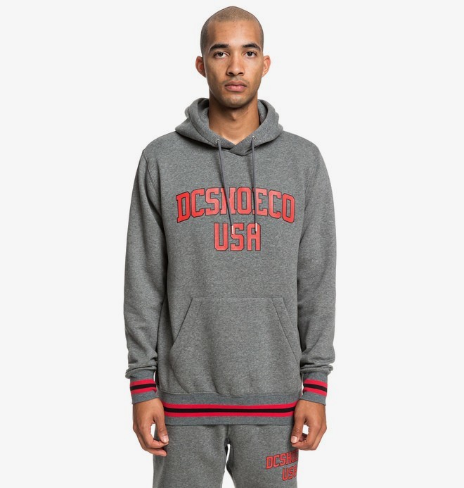 dcshoes, Glenridge - Sweat à capuche pour Homme, HEATHER CHARCOAL (knyh) 0 Glenridge - Sweat à capuche pour Homme Noir EDYFT03428 DC Shoes