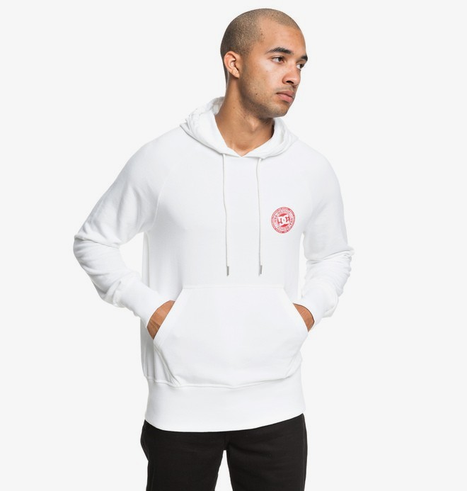 dcshoes, Belham - Sweat à capuche pour Homme, SNOW WHITE (wbb0) 0 Belham - Sweat à capuche pour Homme Blanc EDYFT03432 DC Shoes