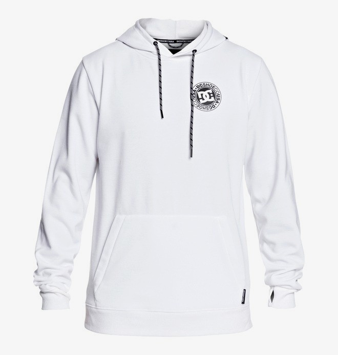 dcshoes, Snowstar - Felpa Impermeabile con Cappuccio da Uomo, WHITE (wbb0) 0 Snowstar - Felpa Impermeabile con Cappuccio da Uomo White EDYFT03443 DC Shoes