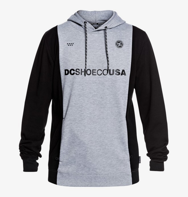 dcshoes, Snowstar - Water-Resistant Hoodie, NEUTRAL GRAY HEATHER (skph) 0 Snowstar - Water-Resistant Hoodie Grey EDYFT03449 DC Shoes