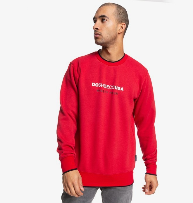 dcshoes, Howitt - Sudadera para Hombre, CHILI PEPPER (rrd0) 0 Howitt - Sudadera para Hombre Rojo EDYFT03461 DC Shoes