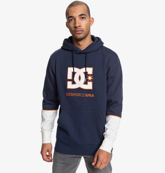 dcshoes, Худи Wepma Ph, BLACK IRIS/SNOW WHITE (xbbw) 0 Худи Wepma Ph Синий EDYFT03464 DC Shoes