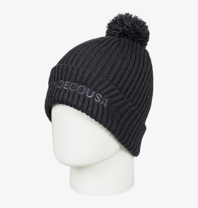 dcshoes, Trilogy 2 - Muts met pom-pom voor Heren, BLACK (kvj0) 0 Trilogy 2 - Muts met pom-pom voor Heren Black EDYHA03078 DC Shoes