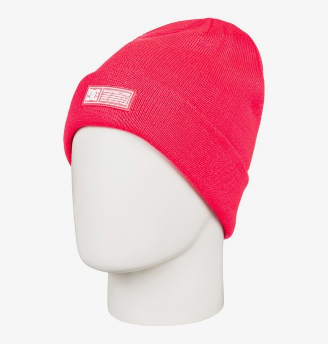 dcshoes, Label - Bonnet à revers pour Homme, DIVA PINK (mkj0) 0 Label - Bonnet à revers pour Homme Rose EDYHA03095 DC Shoes