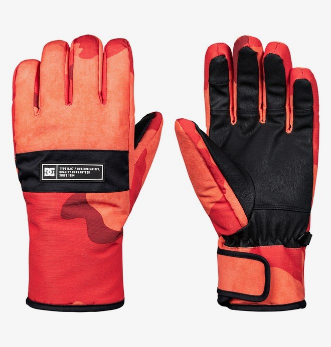 dcshoes, Franchise - Guantes para esquí/snowboard para Hombre, RED ORANGE DCU CAMO MEN (nmn6) 0 Franchise - Guantes para esquí/snowboard para Hombre Naranja EDYHN03036 DC Shoes