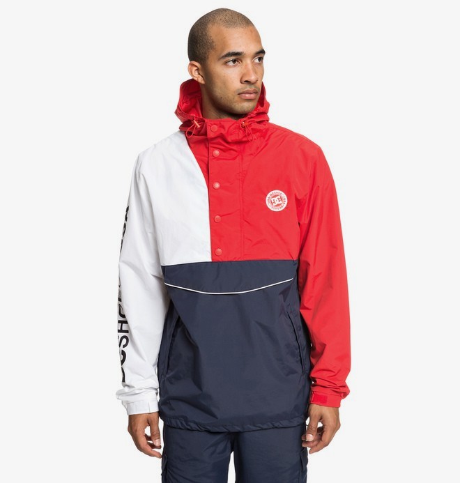 dcshoes, Conbren - Anorak à capuche imperméable pour Homme, BLACK IRIS (btl0) 0 Conbren - Anorak à capuche imperméable pour Homme Bleu EDYJK03188 DC Shoes