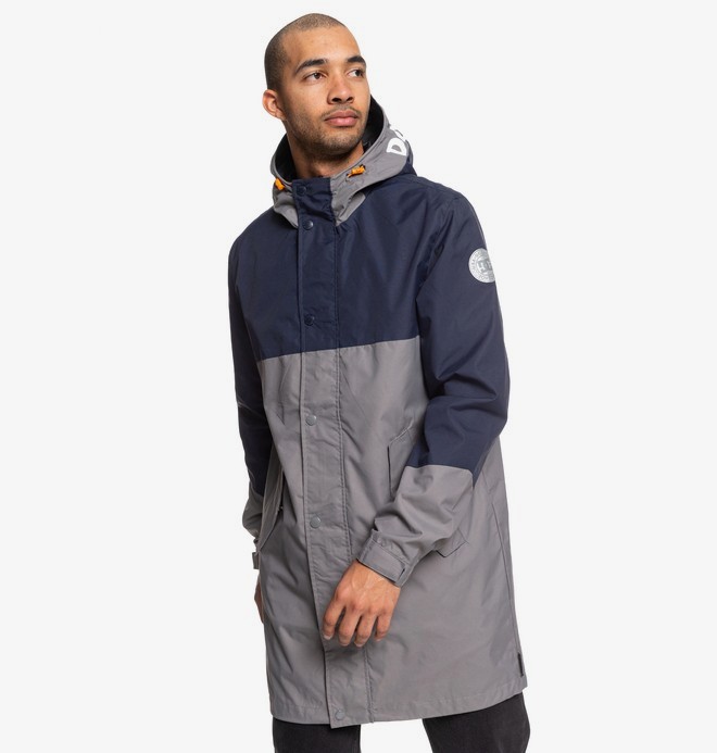 Nukove - Packable Waterproof Longline Fishtail Parka for Men  EDYJK03214