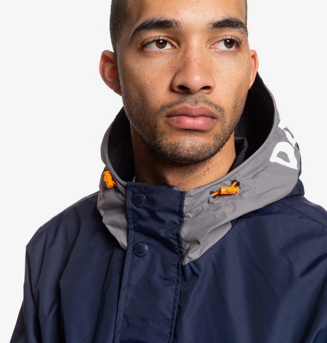 Nukove - Packable Waterproof Longline Fishtail Parka for Men  EDYJK03214