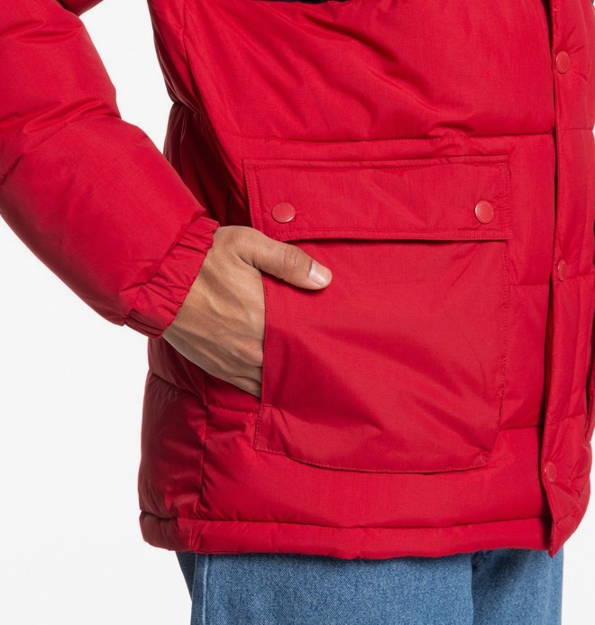 Straffen - Water-Resistant Hooded Puffer Jacket for Men  EDYJK03217