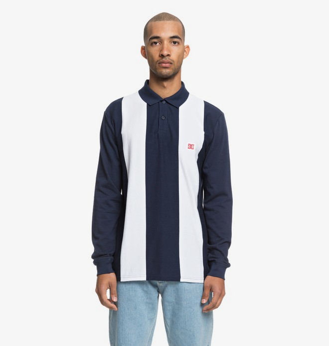 dcshoes, Crosstown - Polo de manga larga para Hombre, BLACK IRIS (btl0) 0 Crosstown - Polo de manga larga para Hombre Azul EDYKT03424 DC Shoes