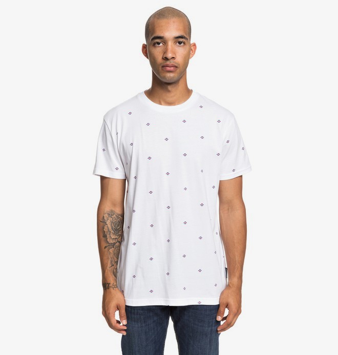 dcshoes, Cresdee - T-shirt pour Homme, SNOW WHITE (wbb0) 0 Cresdee - T-shirt pour Homme Blanc EDYKT03443 DC Shoes