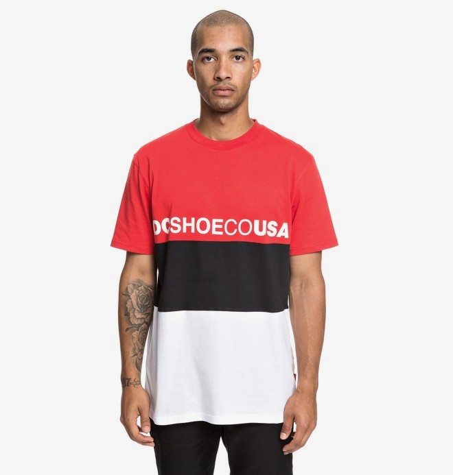 dcshoes, Glenferrie - Camiseta para Hombre, RACING RED (rqr0) 0 Glenferrie - Camiseta para Hombre Rojo EDYKT03446 DC Shoes