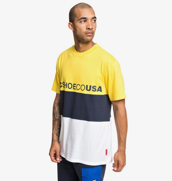dcshoes, Glenferrie - T-shirt pour Homme, DANDELION (yhh0) 0 Glenferrie - T-shirt pour Homme Jaune EDYKT03446 DC Shoes