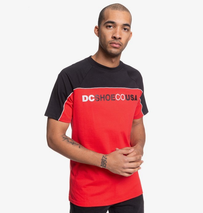 dcshoes, Brookledge - Camiseta para Hombre, RACING RED (rqr0) 0 Brookledge - Camiseta para Hombre Rojo EDYKT03464 DC Shoes