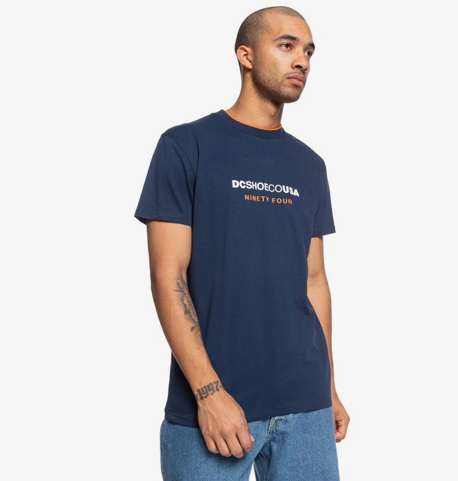 dcshoes, Pickens - T-shirt pour Homme, BLACK IRIS (btl0) 0 Pickens - T-shirt pour Homme Bleu EDYKT03473 DC Shoes