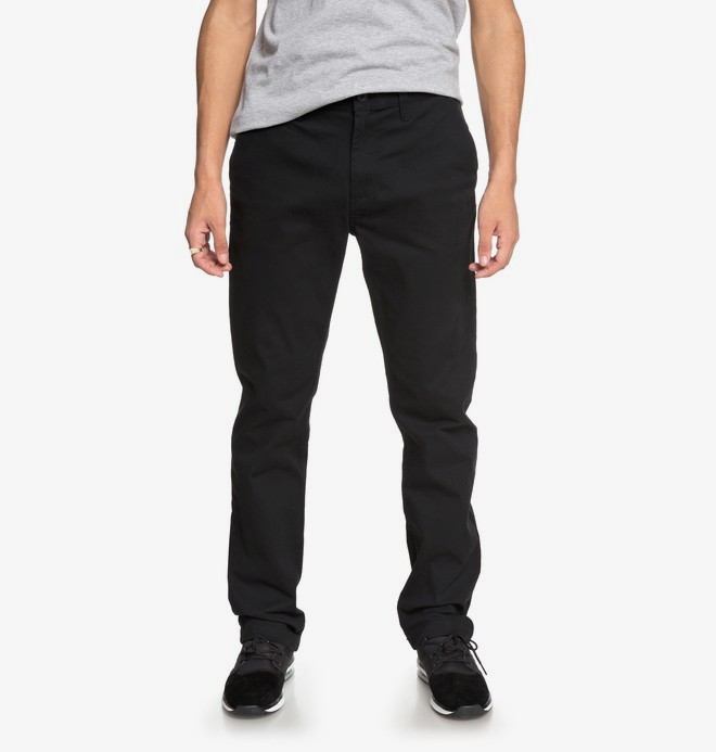 dcshoes, Worker - Chinos for Men, BLACK (kvj0) 0 Worker - Chinos for Men Black EDYNP03132 DC Shoes