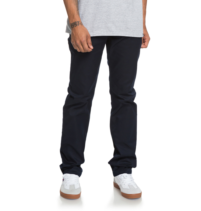 dcshoes, Worker - Straight Fit Jeans, DARK INDIGO (byk0) 0 Worker - Straight Fit Jeans Blue EDYNP03136 DC Shoes