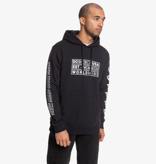 dcshoes, Point Perspective - Kapuzenpulli für Männer, BLACK (kvj0) 0 Point Perspective - Kapuzenpulli für Männer Schwarz EDYSF03208 DC Shoes