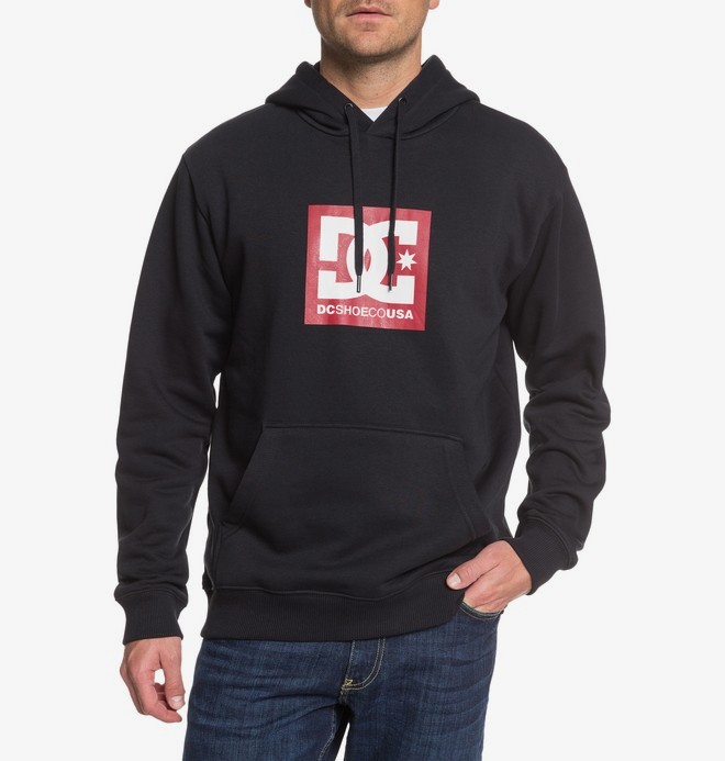 DC Mens Square Star Pullover Fleece