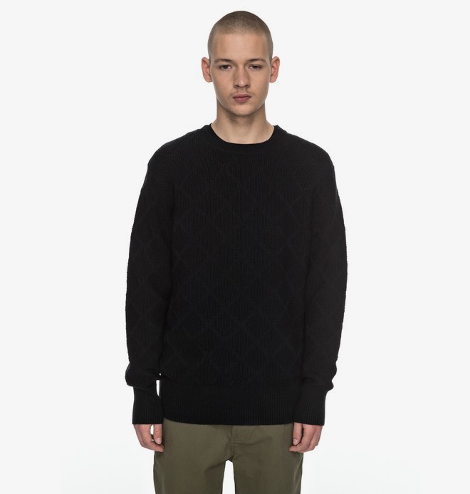 dcshoes, Solidify - Pull en maille pour Homme, BLACK (kvj0) 0 Solidify - Pull en maille pour Homme Noir EDYSW03027 DC Shoes