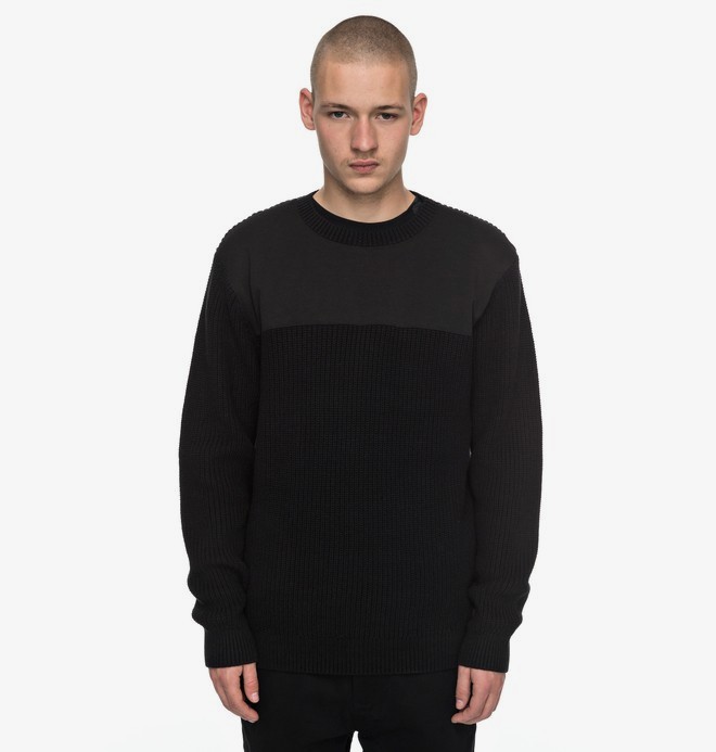 dcshoes, Panelytics - Pull pour Homme, BLACK (kvj0) 0 Panelytics - Pull pour Homme Noir EDYSW03028 DC Shoes