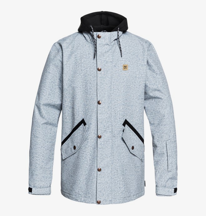 dcshoes, Union - Chaqueta Para Nieve para Hombre, LIGHT BLUE ACID WASH DENIM B (bfw6) 0 Union - Chaqueta Para Nieve para Hombre Azul EDYTJ03064 DC Shoes
