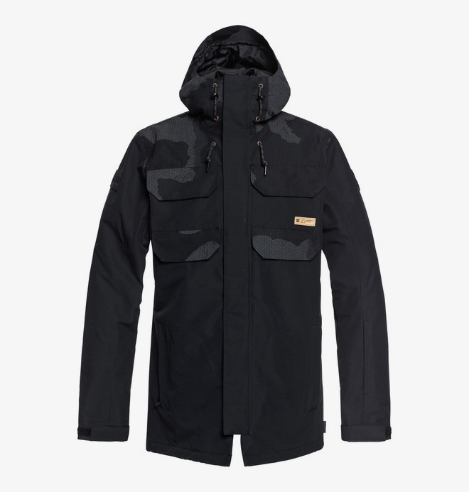 dcshoes, Haven - Snow Jacket for Men, BLACK DCU REFLECTIVE CAMO MEN (kvj6) 0 Haven - Snow Jacket for Men Black EDYTJ03070 DC Shoes