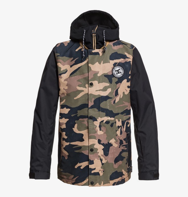 dcshoes, DCLA - Snow Jacket, OLIVE NIGHT MNS VINTAGE CAMO (cjz6) 0 DCLA - Snow Jacket Brown EDYTJ03089 DC Shoes