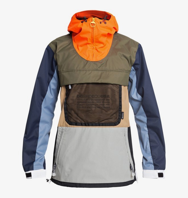 dcshoes, Asap Anorak - Packable Snow Jacket, MULTI REPURPOSE B SOLID (xngb) 0 Asap Anorak - Packable Snow Jacket Orange EDYTJ03097 DC Shoes