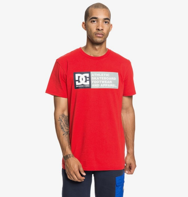 dcshoes, Vertical Zone - T-shirt pour Homme, RACING RED (rqr0) 0 Vertical Zone - T-shirt pour Homme Rouge EDYZT03904 DC Shoes