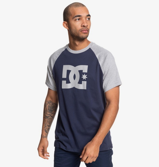 dcshoes, Star - T-Shirt für Männer, BLACK IRIS/ GREY HEATHER (xbbs) 0 Star - T-Shirt für Männer Blau EDYZT03917 DC Shoes