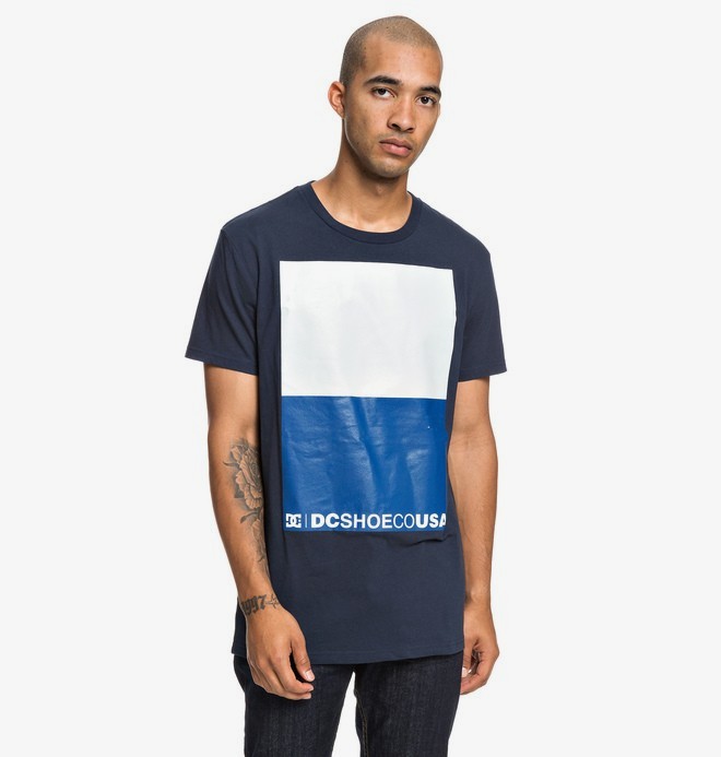 dcshoes, Double Part - T-shirt pour Homme, BLACK IRIS (btl0) 0 Double Part - T-shirt pour Homme Bleu EDYZT03920 DC Shoes