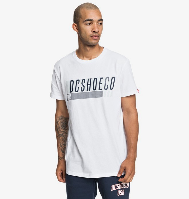 dcshoes, Moashin - T-shirt pour Homme, SNOW WHITE (wbb0) 0 Moashin - T-shirt pour Homme Blanc EDYZT03924 DC Shoes