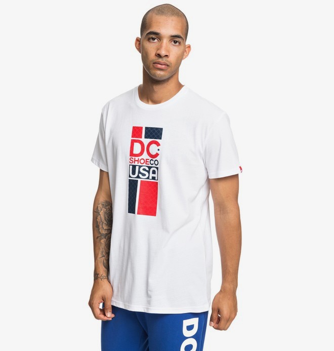 dcshoes, Separate Coast - T-shirt pour Homme, SNOW WHITE (wbb0) 0 Separate Coast - T-shirt pour Homme Blanc EDYZT03925 DC Shoes
