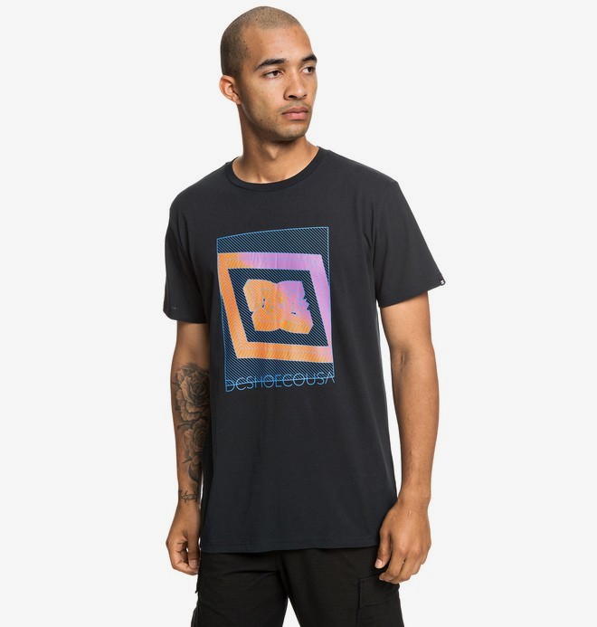 dcshoes, Outta Grid - T-shirt pour Homme, BLACK (kvj0) 0 Outta Grid - T-shirt pour Homme Noir EDYZT03931 DC Shoes