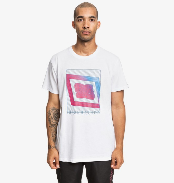 dcshoes, Outta Grid - T-shirt pour Homme, SNOW WHITE (wbb0) 0 Outta Grid - T-shirt pour Homme Blanc EDYZT03931 DC Shoes