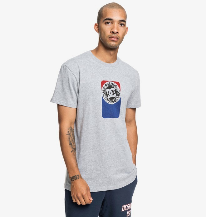 dcshoes, Petrol - T-shirt pour Homme, GREY HEATHER (knfh) 0 Petrol - T-shirt pour Homme Noir EDYZT03934 DC Shoes