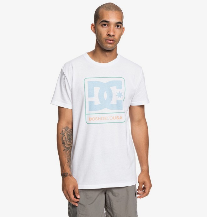 dcshoes, Cloudly - T-shirt pour Homme, SNOW WHITE (wbb0) 0 Cloudly - T-shirt pour Homme Blanc EDYZT03941 DC Shoes