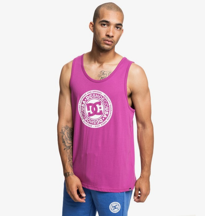 dcshoes, Circle Star - Débardeur pour Homme, VIVID VIOLA (mnf0) 0 Circle Star - Débardeur pour Homme Rose EDYZT03976 DC Shoes
