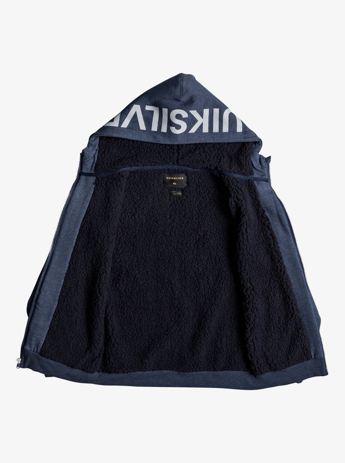 Quiksilver Jungen Best Wave Sherpa-Kapuzenpulli mit Rei/ßverschluss 8-16