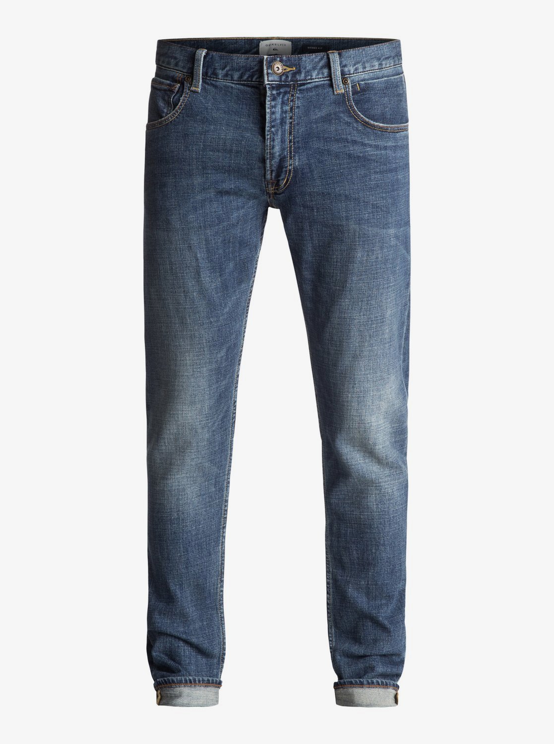 Zeppelin Medium Blue - Skinny Jeans EQYDP03320 | Quiksilver