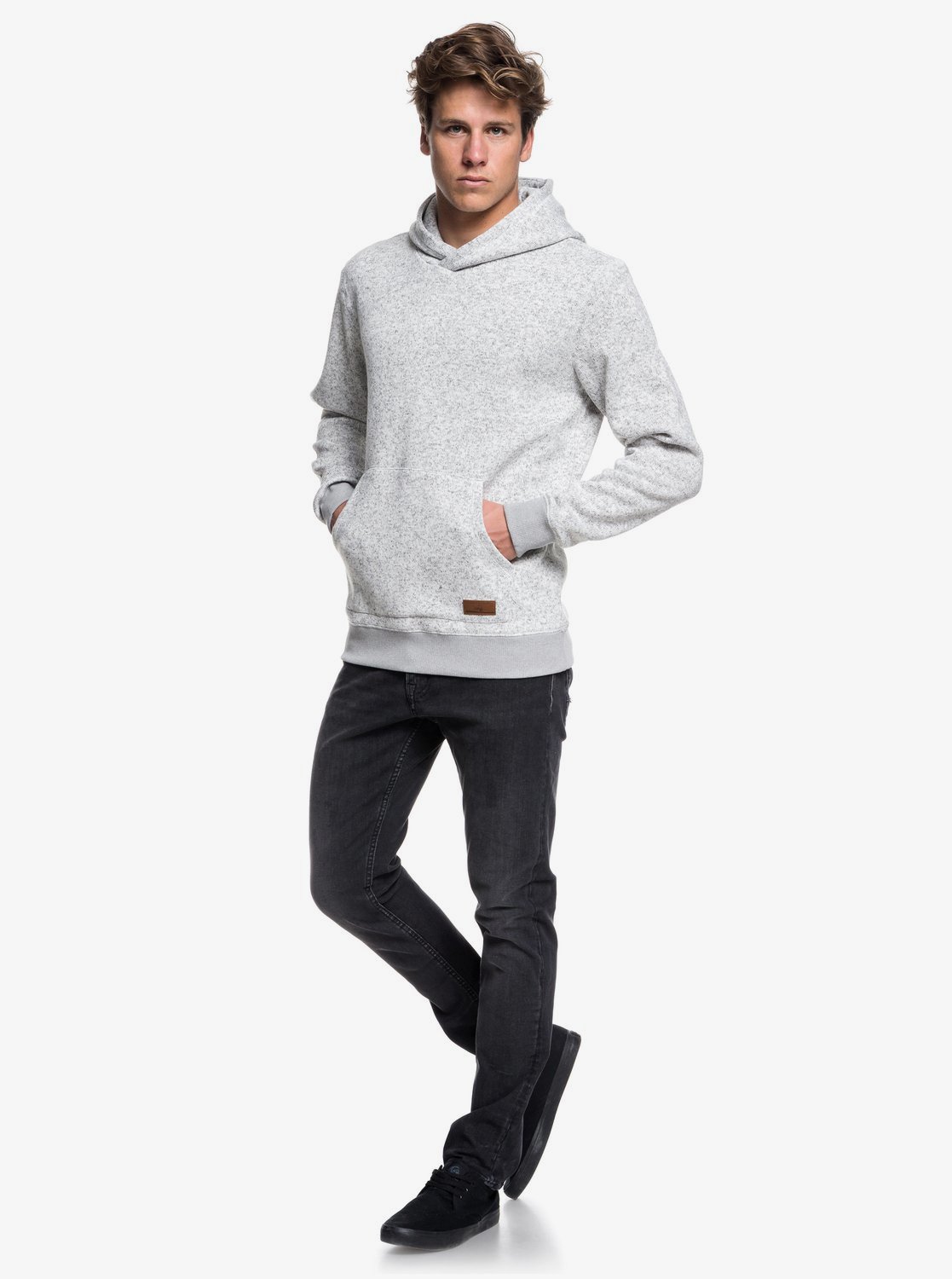 Keller Polar Fleece Hoodie for Men 3613373818379 | Quiksilver Keller Zip Up Polar Fleece Hoodie for Men EQYFT03835