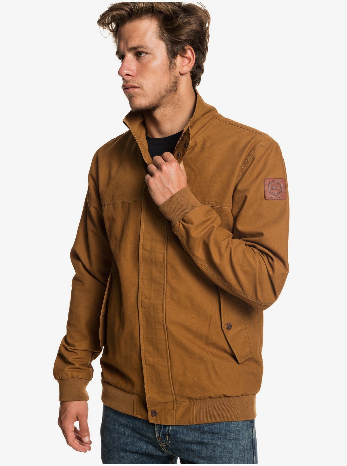Canvas Bomberjacke mit Kapuze Canvas Bomberjacke mit Kapuze